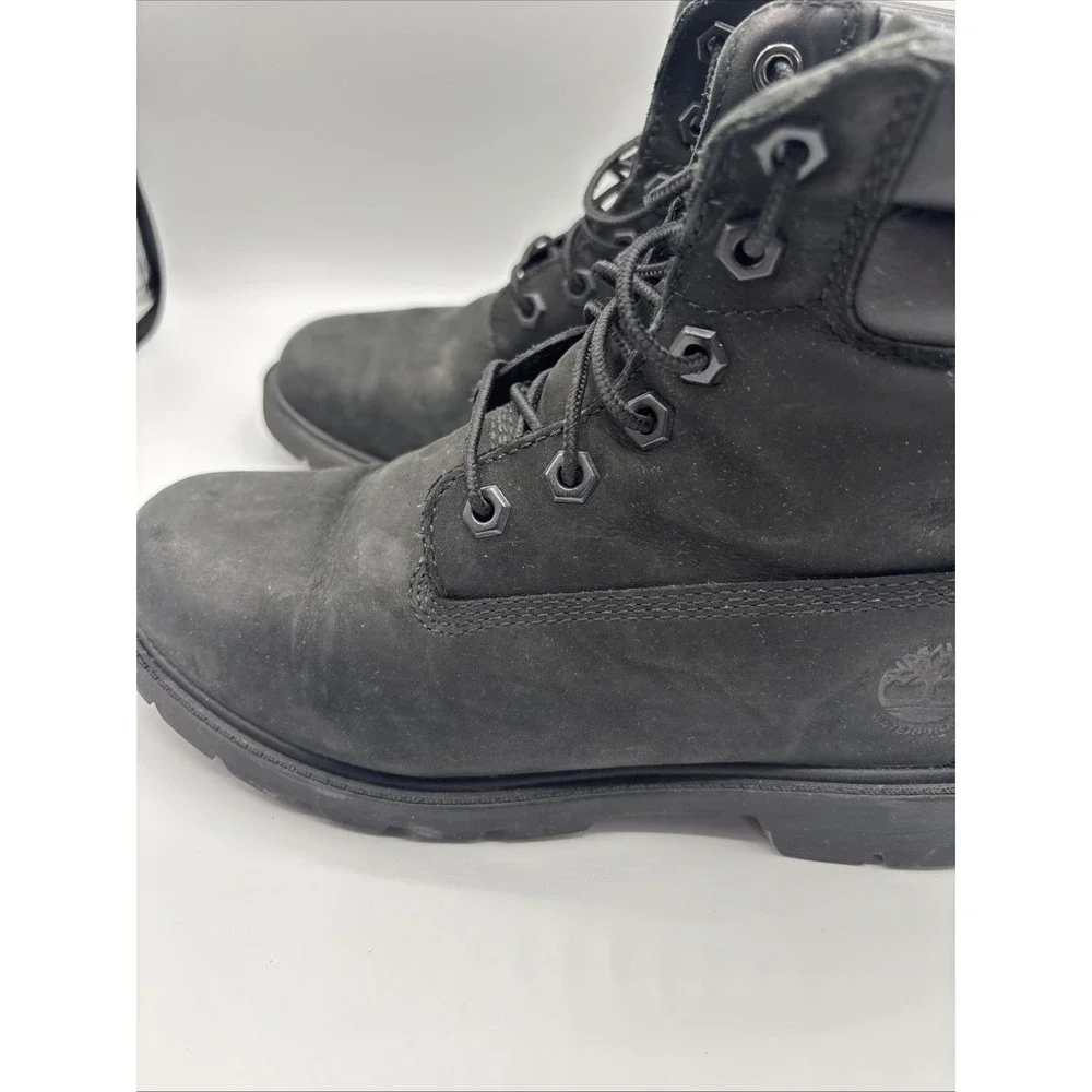 Timberland Linden Woods Women's 6-Inch Waterproof Boots Black Size 7W